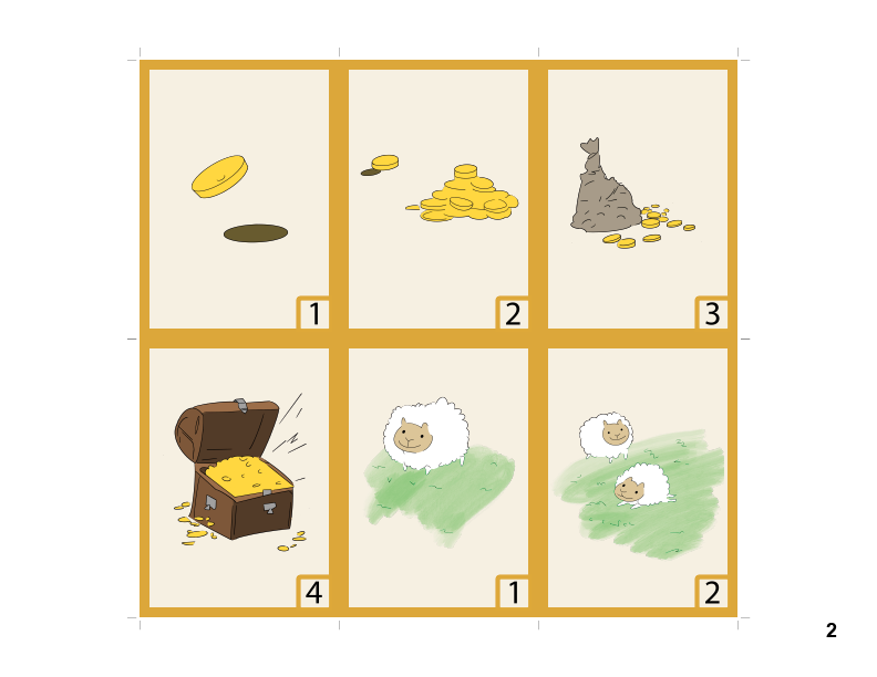 Card layout sheet 2